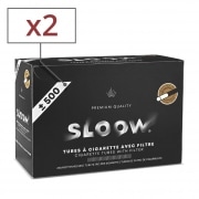Boite de 500 tubes Sloow avec filtre x 2
