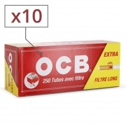Boite de 250 tubes OCB Extra Rouge x 10