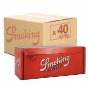 Carton 40 Boites de 250 tubes Smoking Deluxe
