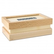 Boite de rangement Buddies en bois Coulissante avec Tamis