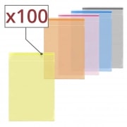 Lot de 100 sachets Zip 40 x 60 mm
