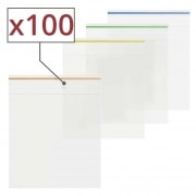 Lot de 100 sachets Zip 55 x 65 mm Liser