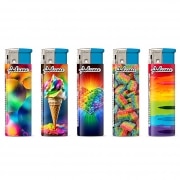 Briquet lectronique Rainbow x 5