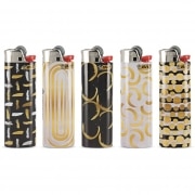 5 Briquets Bic Maxi  pierre Golden Brush