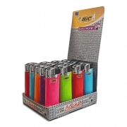 20 briquets Bic Maxi electronic couleur