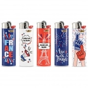 5 Briquets Bic Maxi  pierre Jeux Olympiques