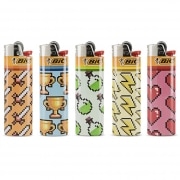 5 Briquets Bic Maxi � pierre Pixelized