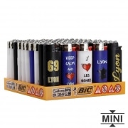 50 briquets Bic mini � pierre Lyon