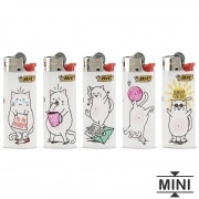 5 Briquets Bic mini  pierre Cat Week
