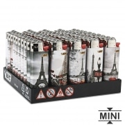 50 Briquets Bic mini � pierre Retro Paris