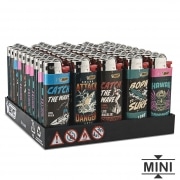 50 Briquets Bic mini � pierre Surf Retro