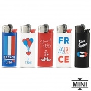5 Briquets Bic mini  pierre Frenchie