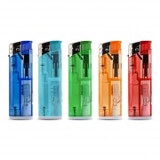 Briquet jetable Transparent LED x 5