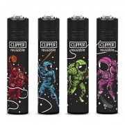Briquet Clipper Astro Sport x 4