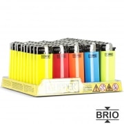 Briquet Clipper Brio Micro Couleur Unie x 50