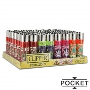 Briquet Clipper Classic Pocket Justice CBD x 48