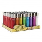 Briquet Clipper Crystal Rainbow x 48
