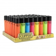 Briquet Clipper Fluo Opaque x 48