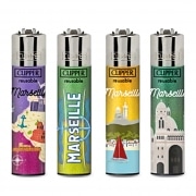 Briquet Clipper Marseille x 4