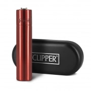 Briquet Clipper Metal Rouge x 1