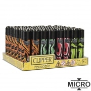 Briquet Clipper Micro Spin Psycho x 48