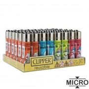 Briquet Clipper Micro Winter Sentences x 48
