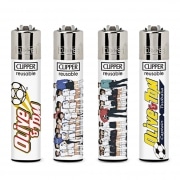 Briquet Clipper Olive et Tom mod�le-3 x 4