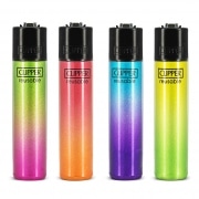 Briquet Clipper Rainbow x 4