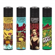 Briquet Clipper Retro Bets x 4