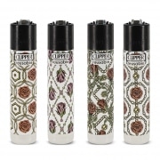 Briquet Clipper Roses and Gold x 4