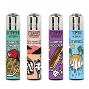 Briquet Clipper G�teaux Rigolos x 4