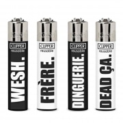 Briquet Clipper Jeune Paris x 4