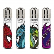 Briquet Clipper Magic Dragons x 4