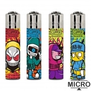 Briquet Clipper Micro Urban Essence x 4