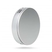 Briquet de poche rond Chrome