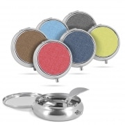 Cendrier de poche Chrome et Texture