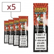 Blunt Chapo Hemp Wrap Waltr Whit Myrtille x5 sachets de 2