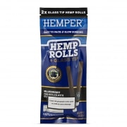 Blunt Hemper King Size Pr-roul filtre en verre Myrtille x1 sachet de 2