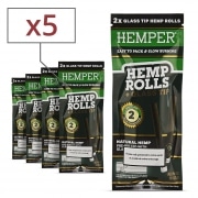 Blunt Hemper King Size Pr-roul filtre en verre x5 sachets de 2