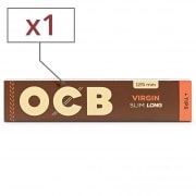 Feuille � rouler OCB Slim et Tips Virgin Long x1
