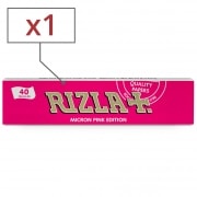 Papier  rouler Rizla + Micron Pink Slim x 1