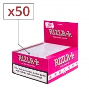 Papier  rouler Rizla + Micron Pink Slim x 50