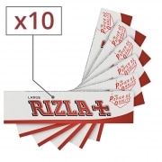 Feuilles  rouler Rizla + Large x 10
