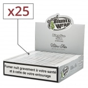 Papier  rouler Blunt Wrap Silver Slim x25