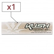 Papier  rouler Kush Slim Chanvre Bio Non Blanchi x 1