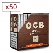 Feuilles / Papier à rouler - OCB Slim Premium Noir Long x50pcs