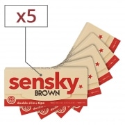 Papier � rouler Sensky brown double Slim et tips x 5