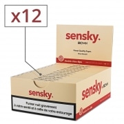 Papier � rouler Sensky brown double Slim et tips x 12