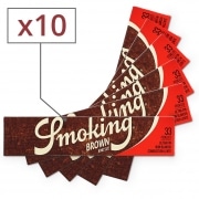 Papier  rouler Smoking Slim Brown x10