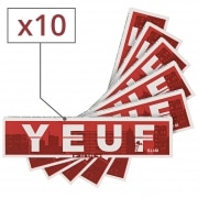 Papier  rouler Yeuf Slim Original et Tips x 10